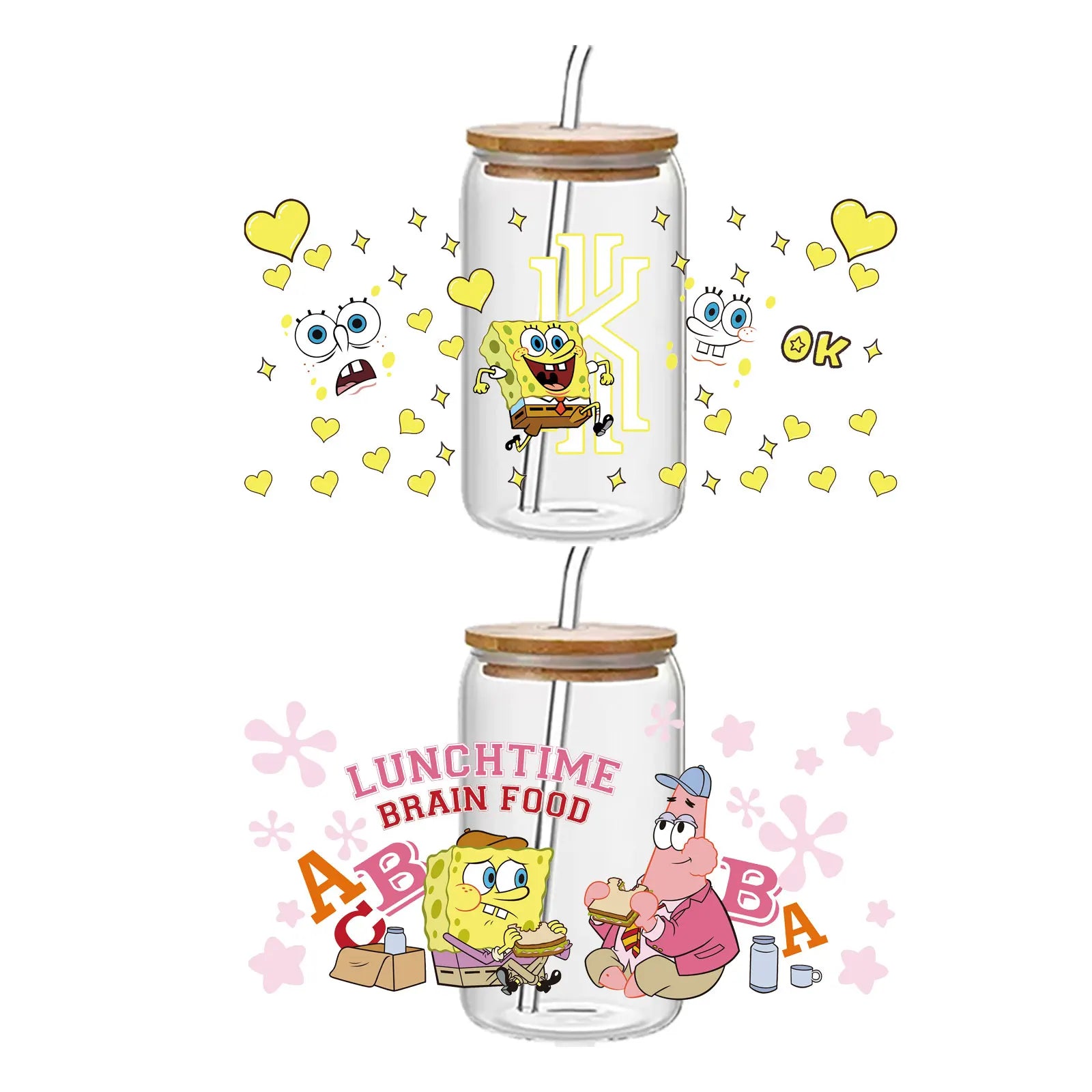 SpongeBob UV DTF Transfer Sticker - Image 3
