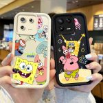 Fashion S-SpongeBobs Cartoon Soft Phone Case