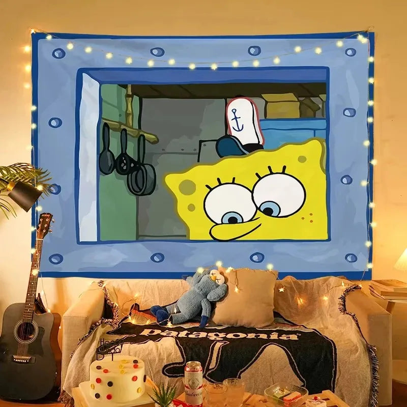 Squidward Tentacles Tapestry