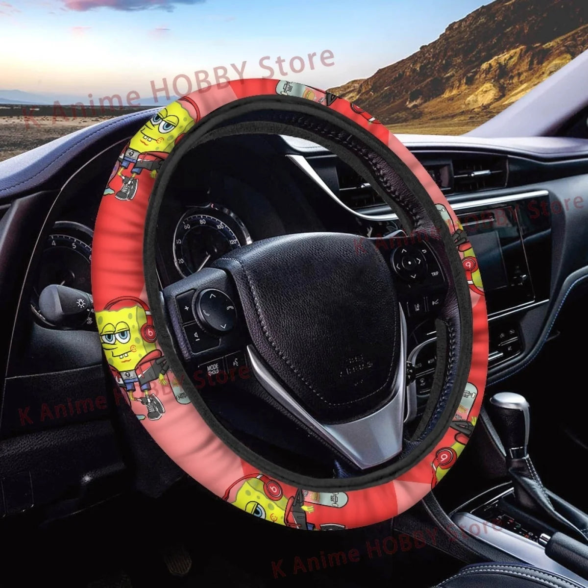 Cartoon SpongeBob Steering Wheel Covers - Image 8