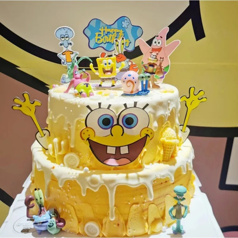 SpongeBob & Patrick Star Cake Topper Ornaments - Image 4