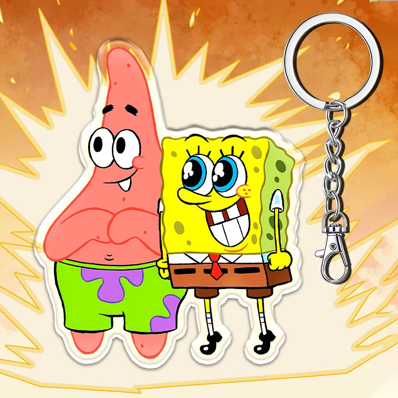 12cm SpongeBob SquarePants Student Backpack Key Pendant - Image 21