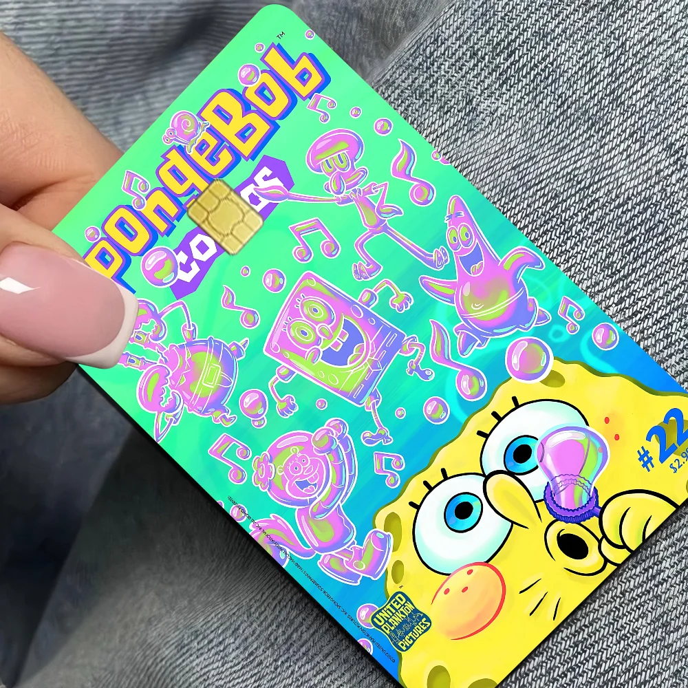 Cute SpongeBob Cartoon Game Film Cover Sticker - Image 6