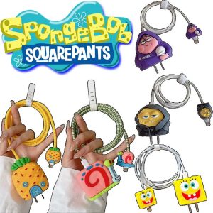 SpongeBob & Patrick Star Charger Protective Cover for iPhone