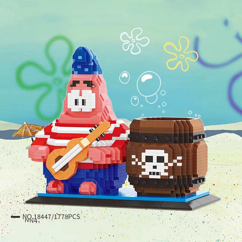 Anime SpongeBob SquarePants Micro Particle Blocks - Image 9