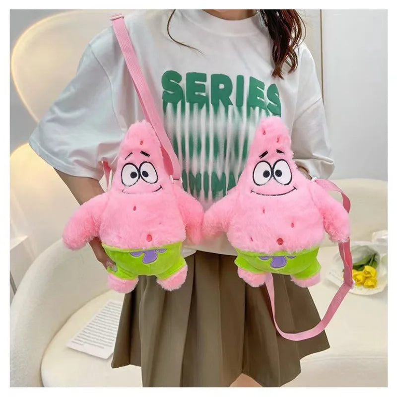 SpongeBob Patrick Cartoon Plush Shoulder Bag - Image 4