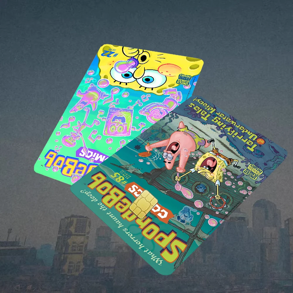 Cute SpongeBob Cartoon Game Film Cover Sticker - Image 4