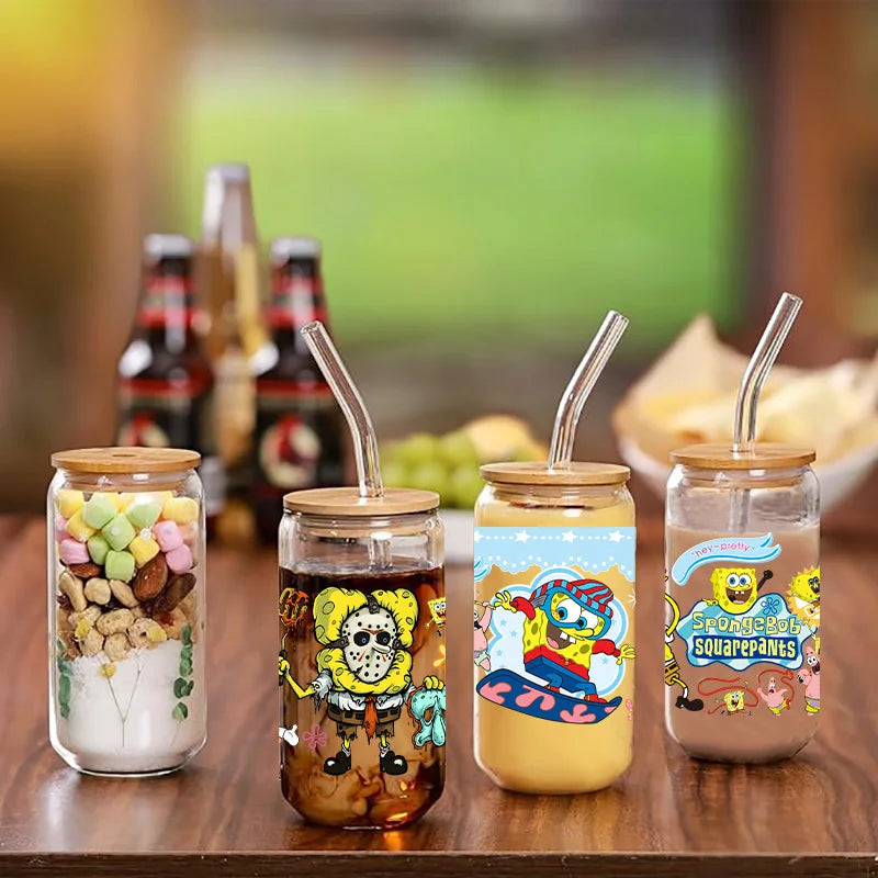 Miniso SpongeBob UV DTF 3D Crystal Stickers - Image 3