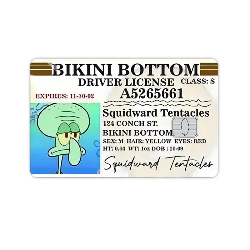 SpongeBob Name Card Stickers - Image 10