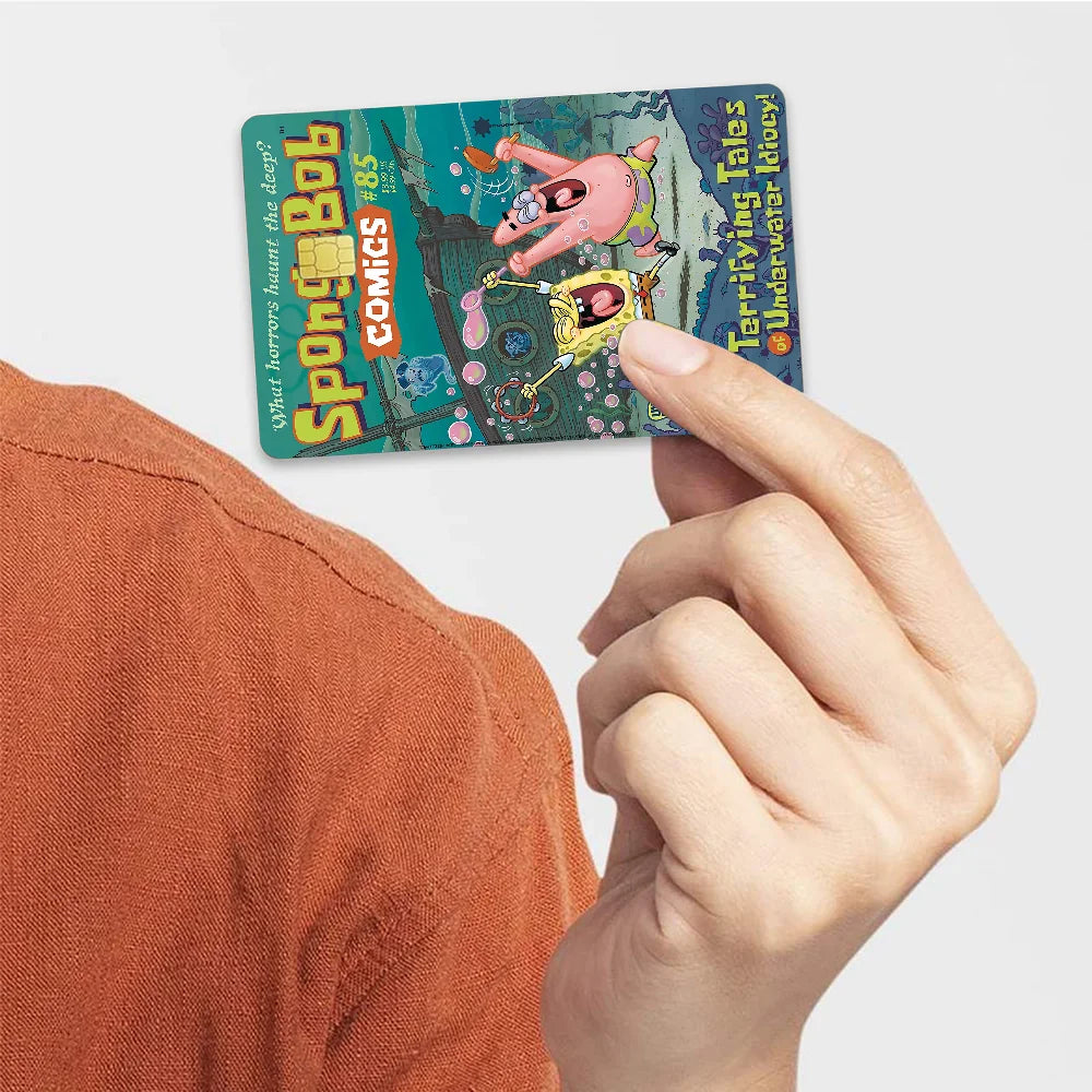 Cute SpongeBob Cartoon Game Film Cover Sticker - Image 9