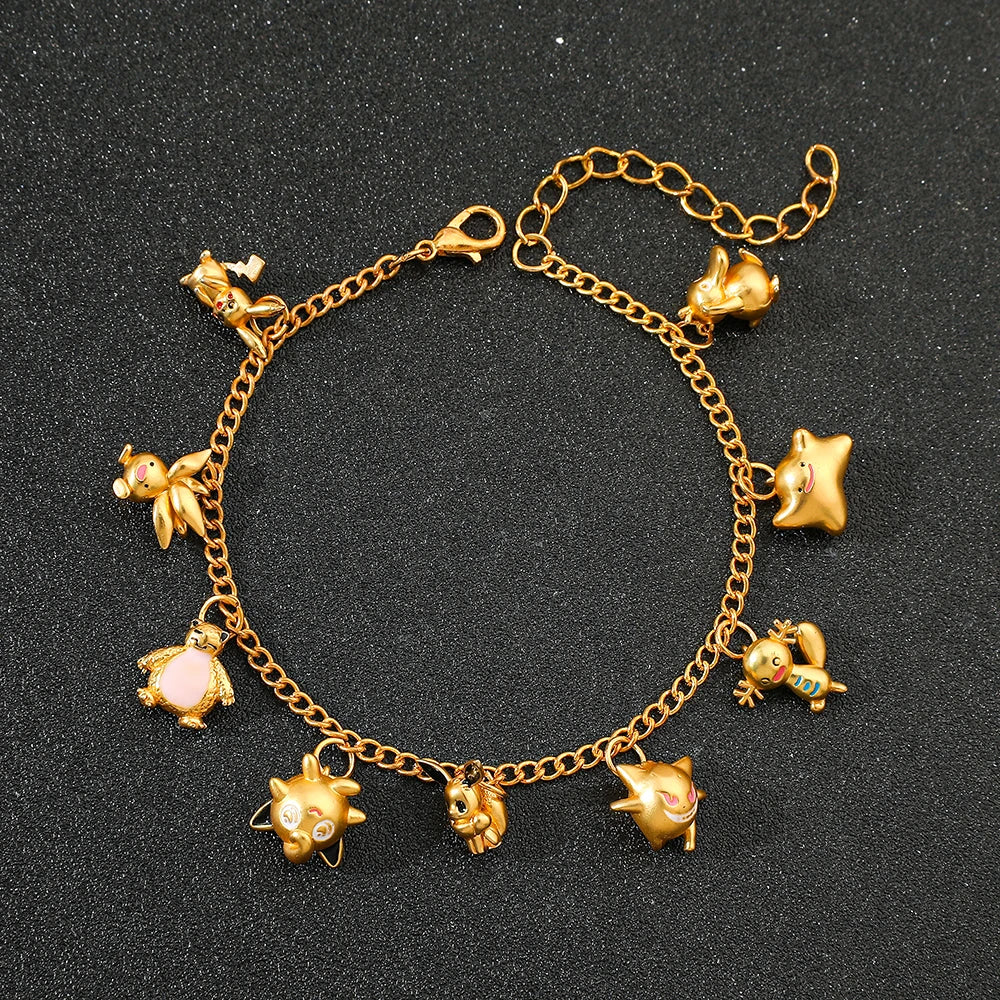 Adjustable Pokémon Anime Figure Bracelet