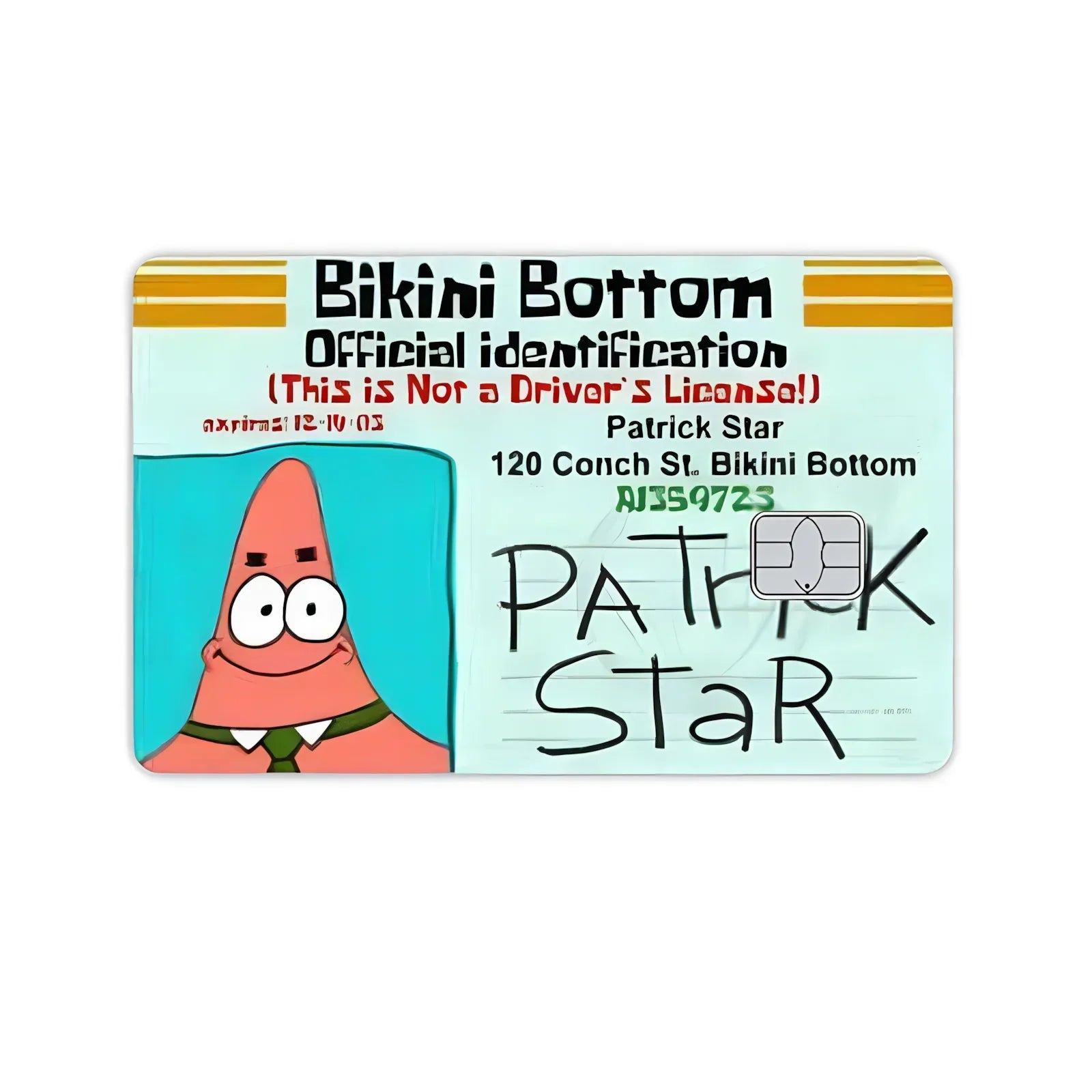 SpongeBob Name Card Stickers - Image 20