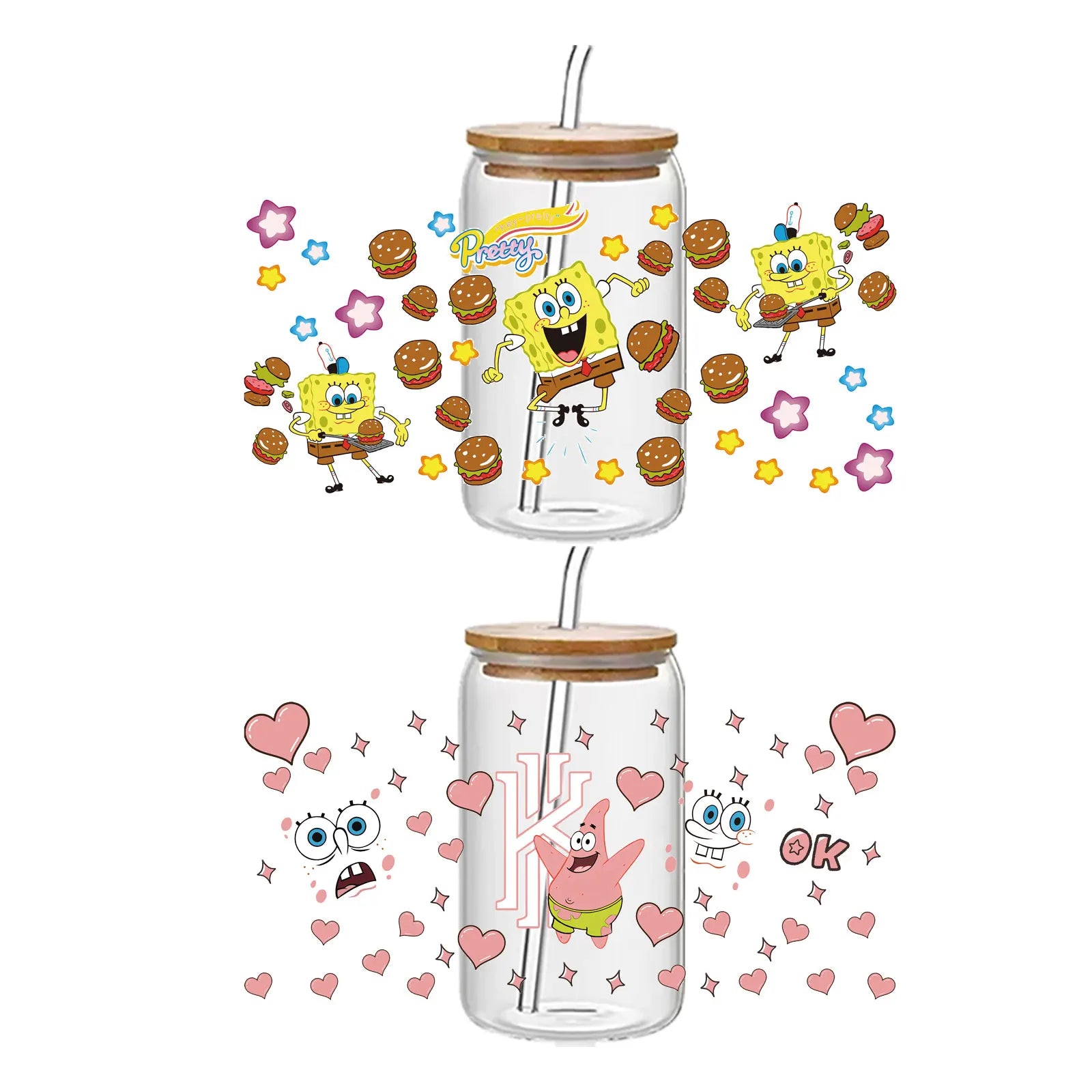 SpongeBob UV DTF Transfer Sticker - Image 6