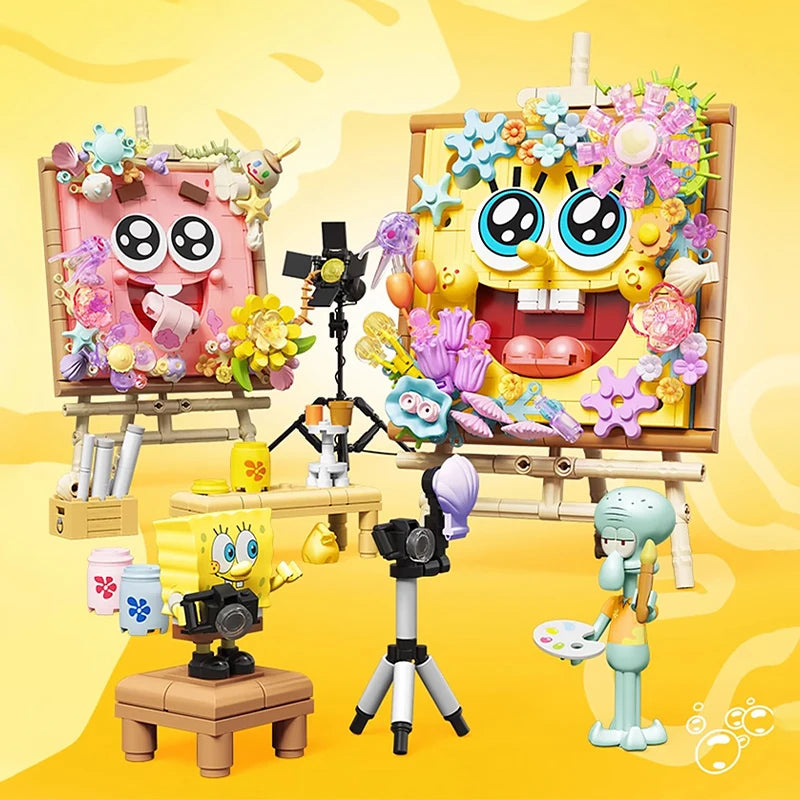 SpongeBob SquarePants Series Building Block Creative Bouquet