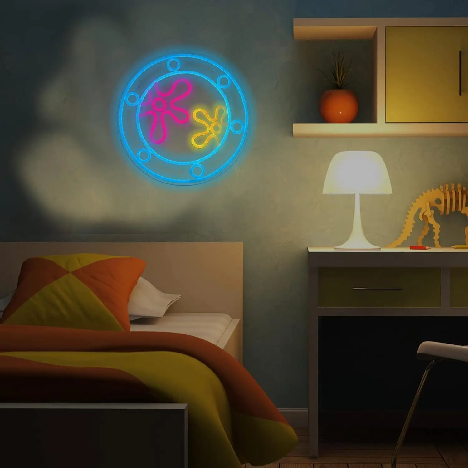 Ocean World Porthole Neon Light Sign - Image 4