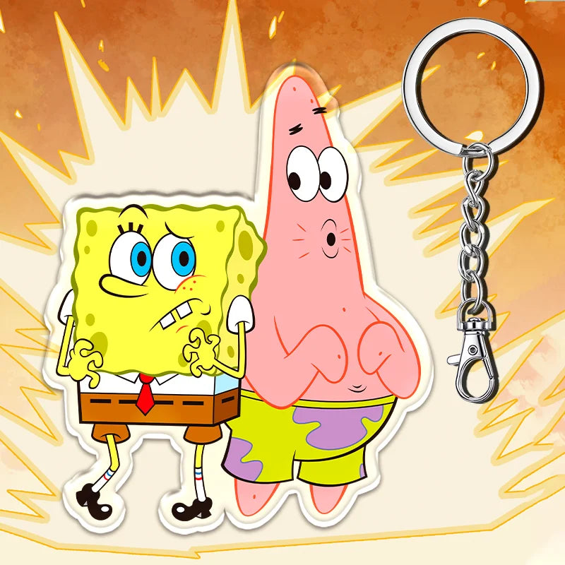 12cm SpongeBob SquarePants Student Backpack Key Pendant - Image 13