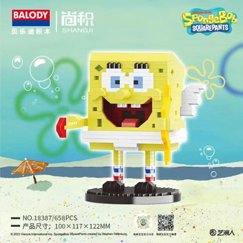 Anime SpongeBob SquarePants Micro Particle Blocks - Image 4