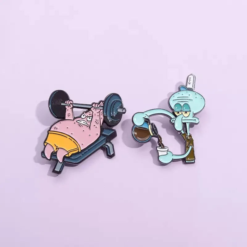 SpongeBob SquarePants Patrick Star Brooch Lapel Pins