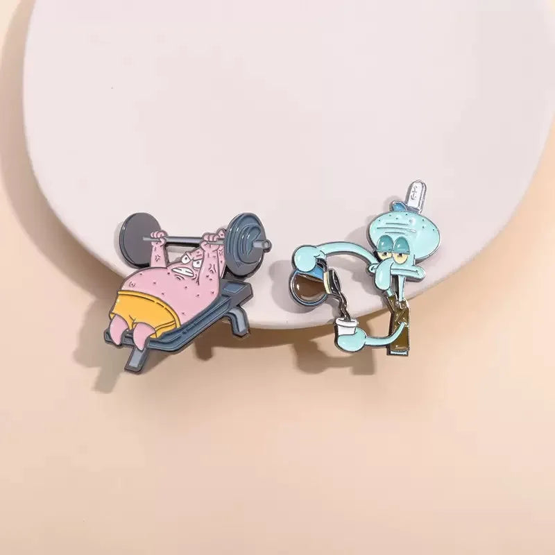 SpongeBob SquarePants Patrick Star Brooch Lapel Pins - Image 5