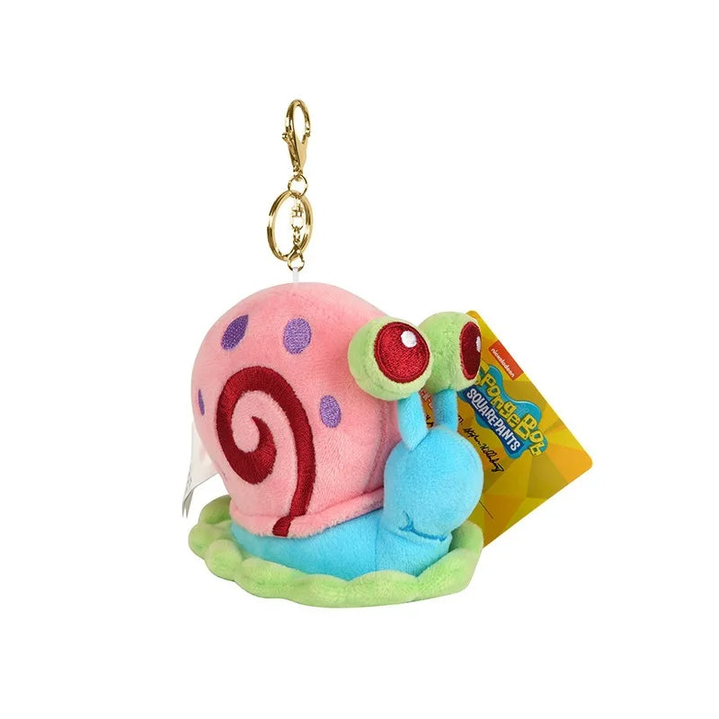 Kawaii SpongeBob SquarePants Plush Toy Keychain - Image 3