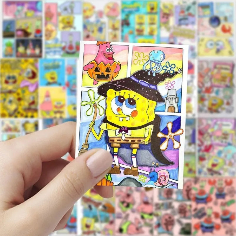 60PCS Anime Cartoon SpongeBob SquarePants - Image 3
