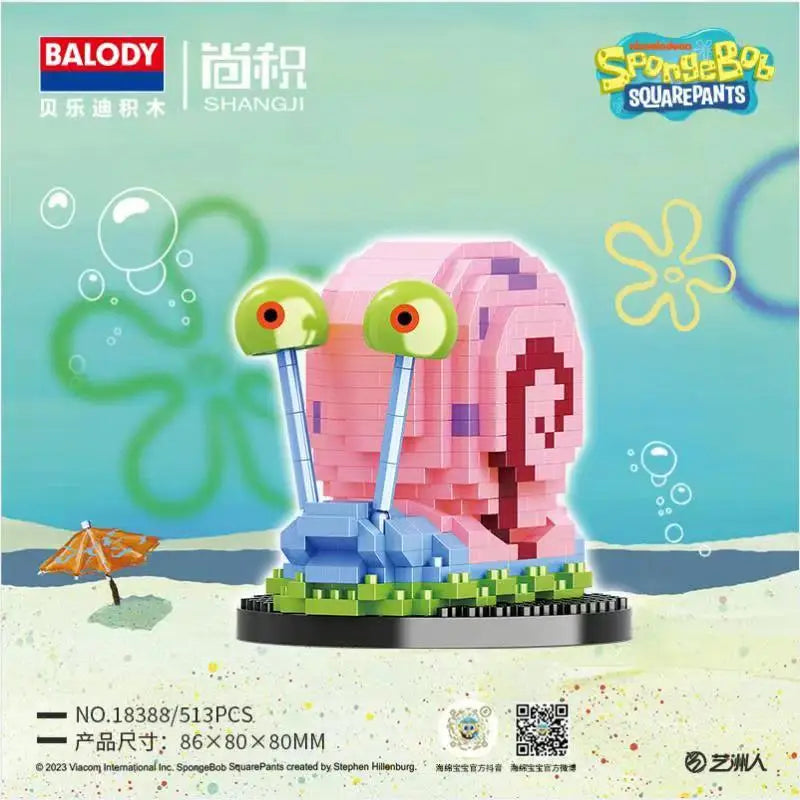 Anime SpongeBob SquarePants Micro Particle Blocks - Image 8