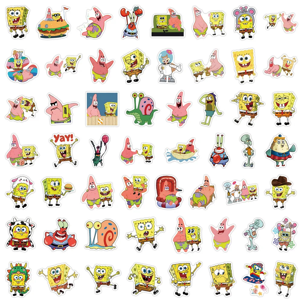 10/30/55PCS Cartoon Cute Kawaii SpongeBob - Image 5