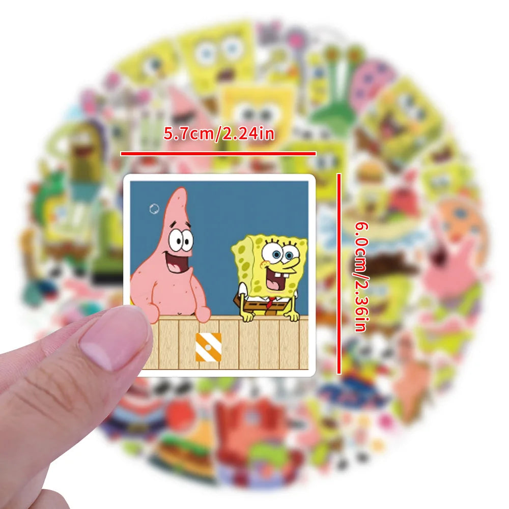 10/30/55PCS Cartoon Cute Kawaii SpongeBob - Image 4