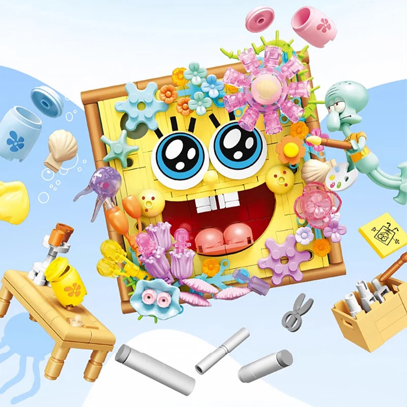 SpongeBob SquarePants Series Building Block Creative Bouquet - Image 3