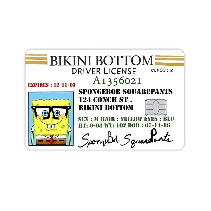 SpongeBob Name Card Stickers - Image 19