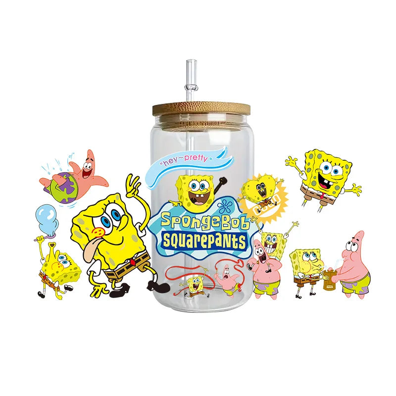 Miniso SpongeBob UV DTF 3D Crystal Stickers - Image 9