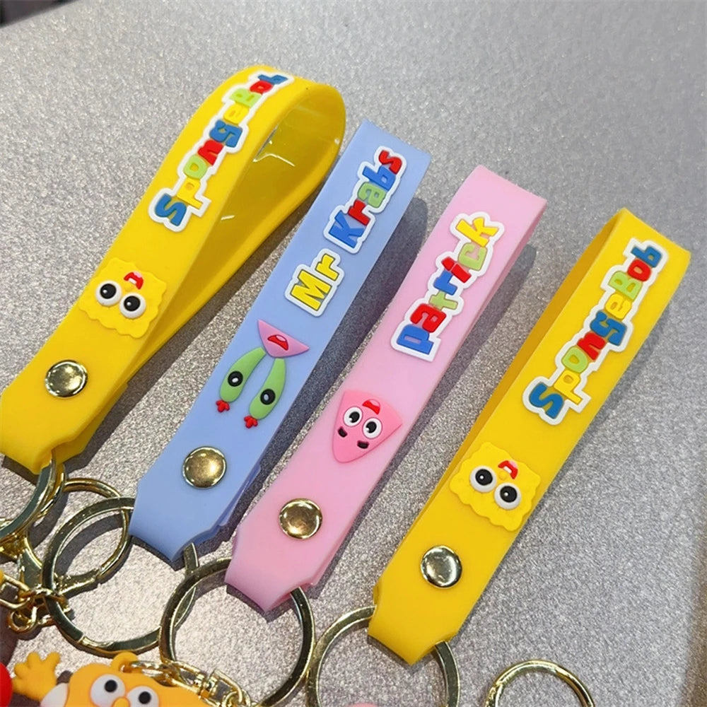 Cartoon SpongeBob Figures Keychain - Image 6
