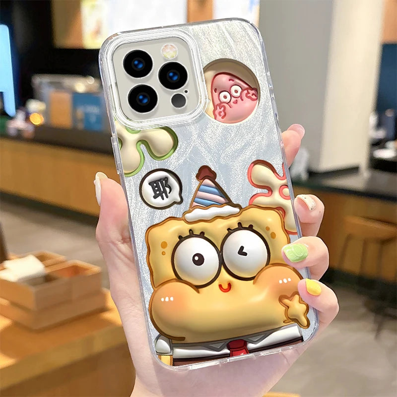 S-SpongeBobs Reflective Camlet Phone Case - Image 3