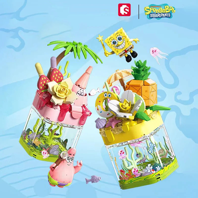 Creativity SpongeBob & Patrick House Building Block DIY - Image 2