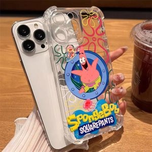 SpongeBob & Patrick Soft Silicone Phone Cases