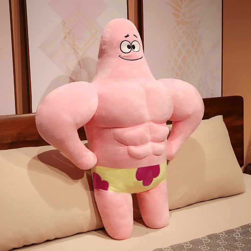Big Size Muscular SpongeBob & Patrick Star Plush Toys - Image 7