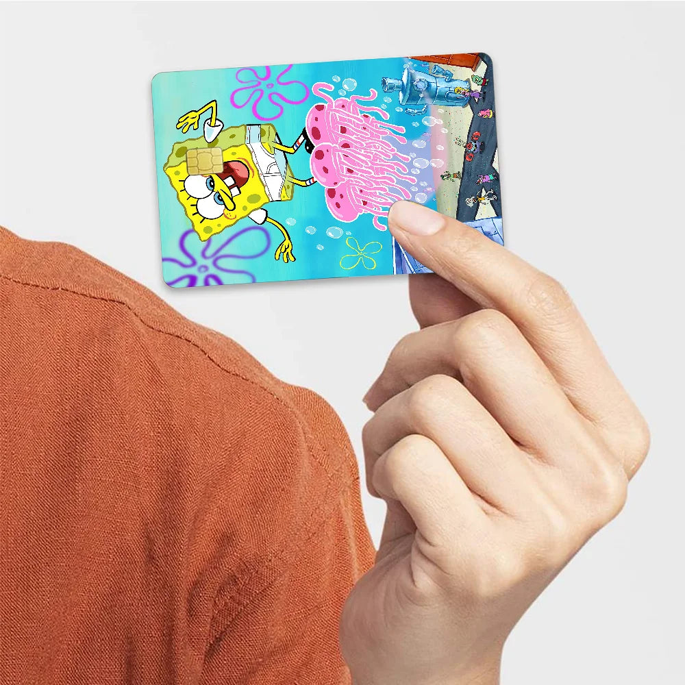 Cute SpongeBob Cartoon Game Film Cover Sticker - Image 7