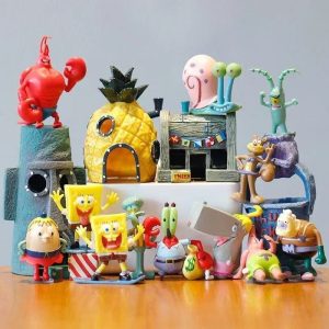 12PCS/set Anime SpongeBob