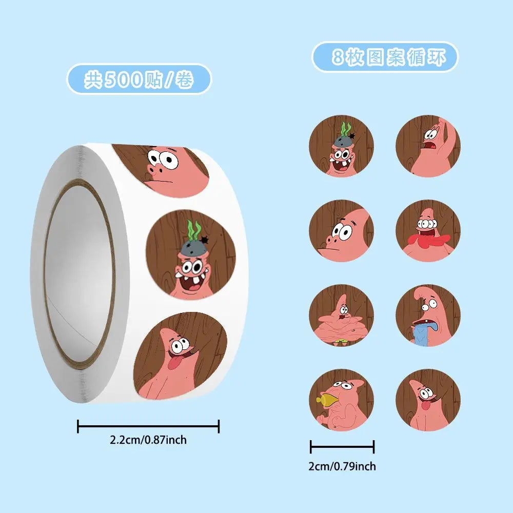 500PCS Cartoon Animation SpongeBob - Image 7