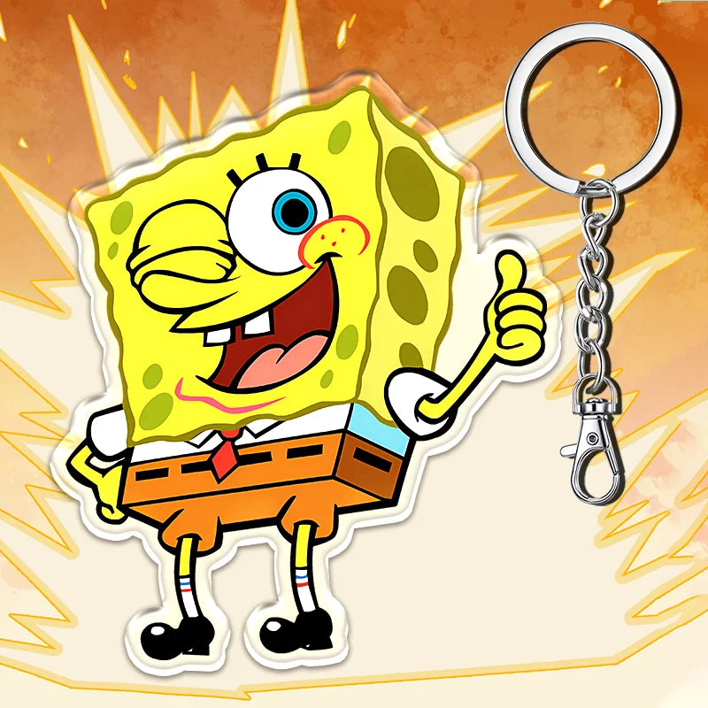 12cm SpongeBob SquarePants Student Backpack Key Pendant - Image 28