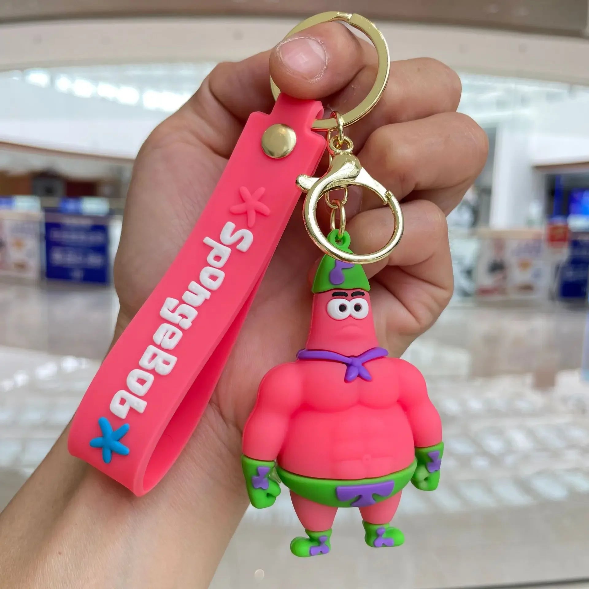 SpongeBob & Friends Funny Muscle Dolls Keychains - Image 8