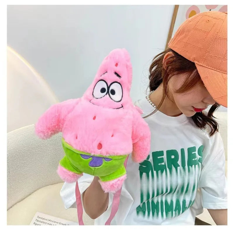 SpongeBob Patrick Cartoon Plush Shoulder Bag - Image 3