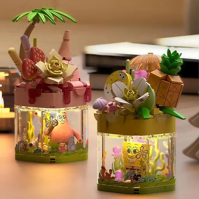 Creativity SpongeBob & Patrick House Building Block DIY - Image 3