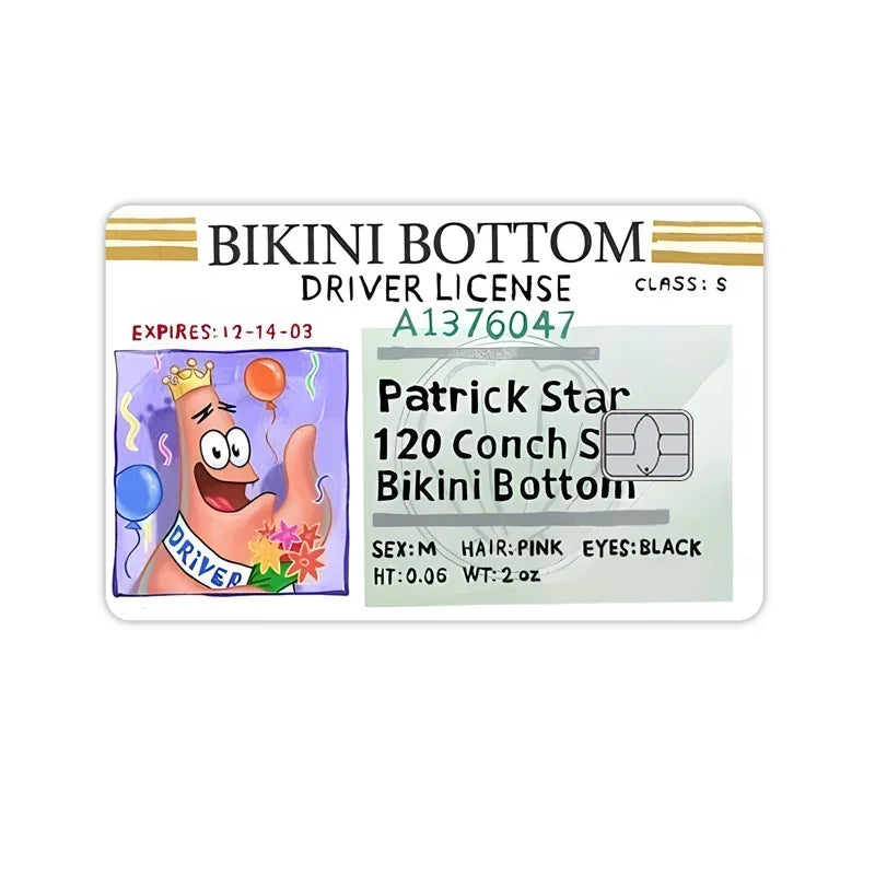 SpongeBob Name Card Stickers - Image 2