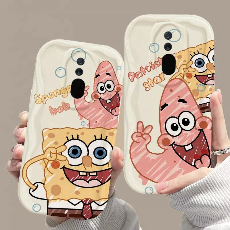 Kawaii SpongePatrick Cartoon TPU Soft Phone Case - Image 5