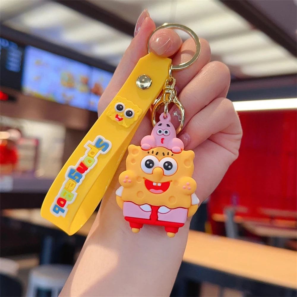 Cartoon SpongeBob Figures Keychain - Image 9