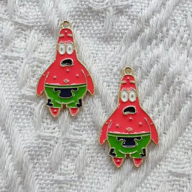 10PCS SpongeBob & Patrick Star DIY Accessories - Image 3
