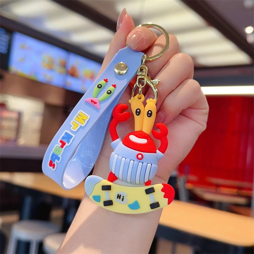 Cartoon SpongeBob Figures Keychain - Image 8