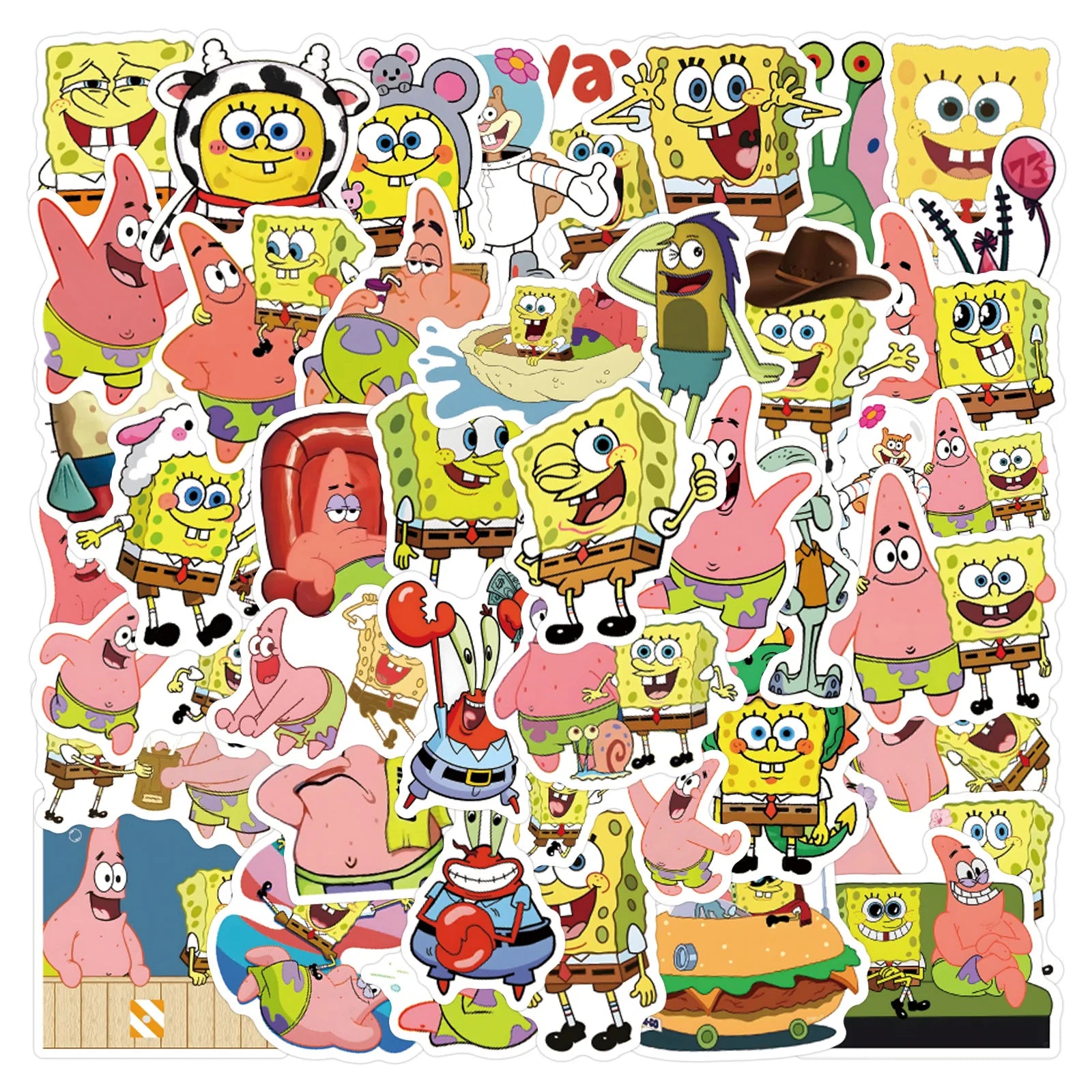 10/30/55PCS Cartoon Cute Kawaii SpongeBob - Image 2