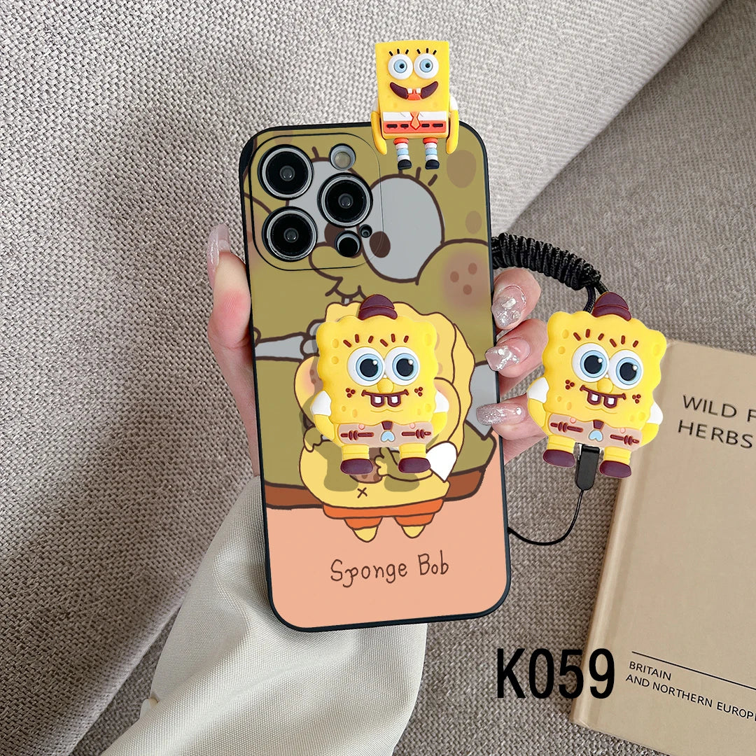 3D Doll SpongeBob Cartoon Phone Case for iPhone - Image 7
